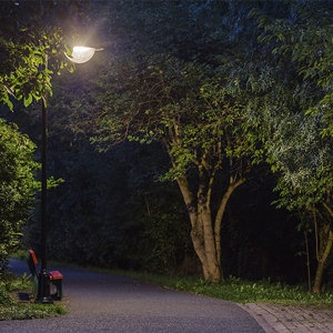 The project has been designed to avoid over-illumination and control light pollution.