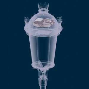 Furthermore, the modularity of the lantern is explored, along with its tool-free access and integration of smart technologies through Zhaga/Nema connectors.